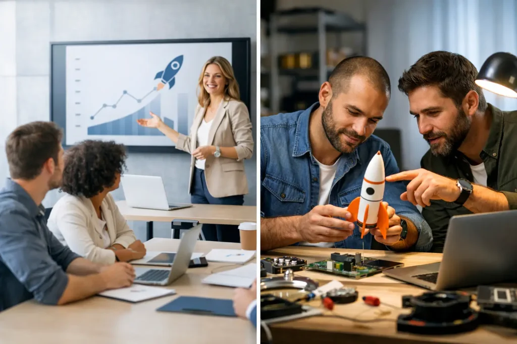 Aceleradora vs venture builder: qué cambia