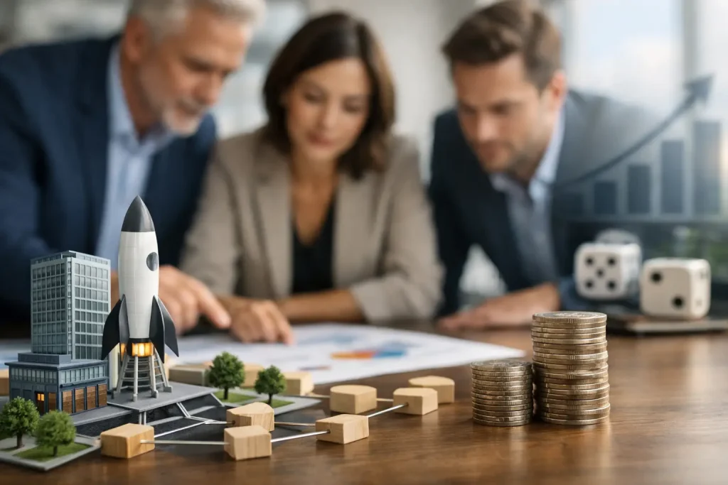 Venture building para inversionistas: menos azar